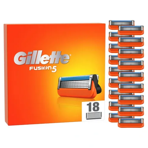 Gillette Fusion5 Scheermesjes 18 stuks - Voordeelverpakking bestel nu