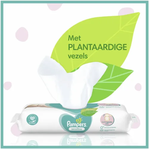 Gallery-image-Pampers Sensitive Billendoekjes met plantaardige vezels