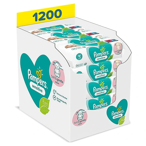 Pampers Sensitive Billendoekjes 15x80 - 1200 doekjes bestellen
