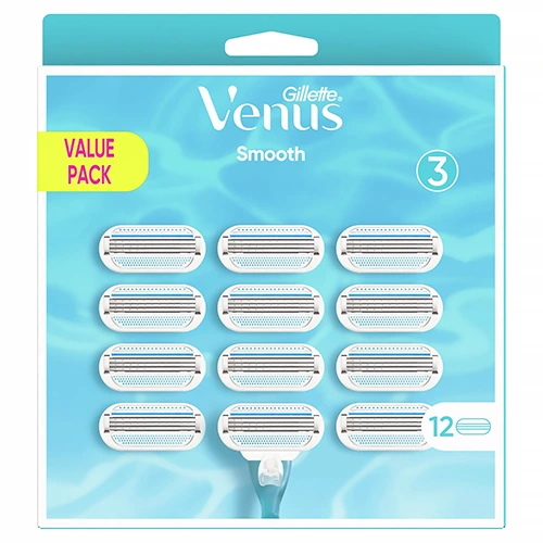 Gillette Venus Smooth Scheermesjes - 12 Navulmesjes kopen