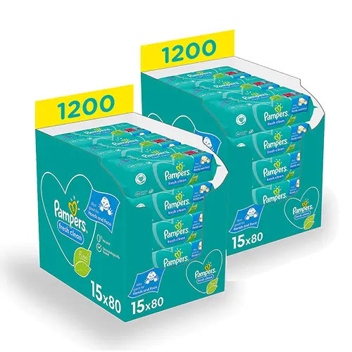 Pampers-Fresh-Clean-Billendoekjes