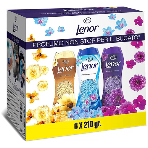 Lenor-Geurparels-Mix-6x210g-Gouden-Orchidee-Aprilfris-Amethist-en-Bloemen bestellen