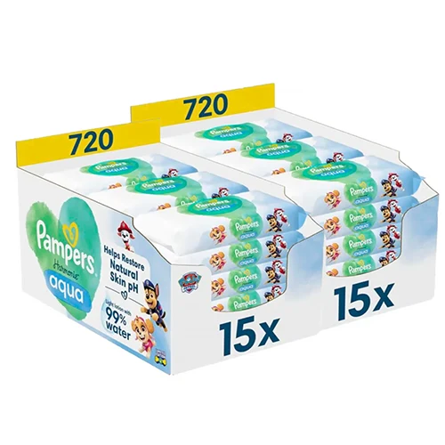 Pampers-Harmonie-Aqua-Billendoekjes-Paw -Patrol-30-x-48-stuks-1440-doekjes kopen